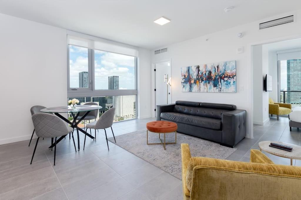 Amazing 2 Bedroom 30Th Floor Downtown Free Parking Μαϊάμι Εξωτερικό φωτογραφία