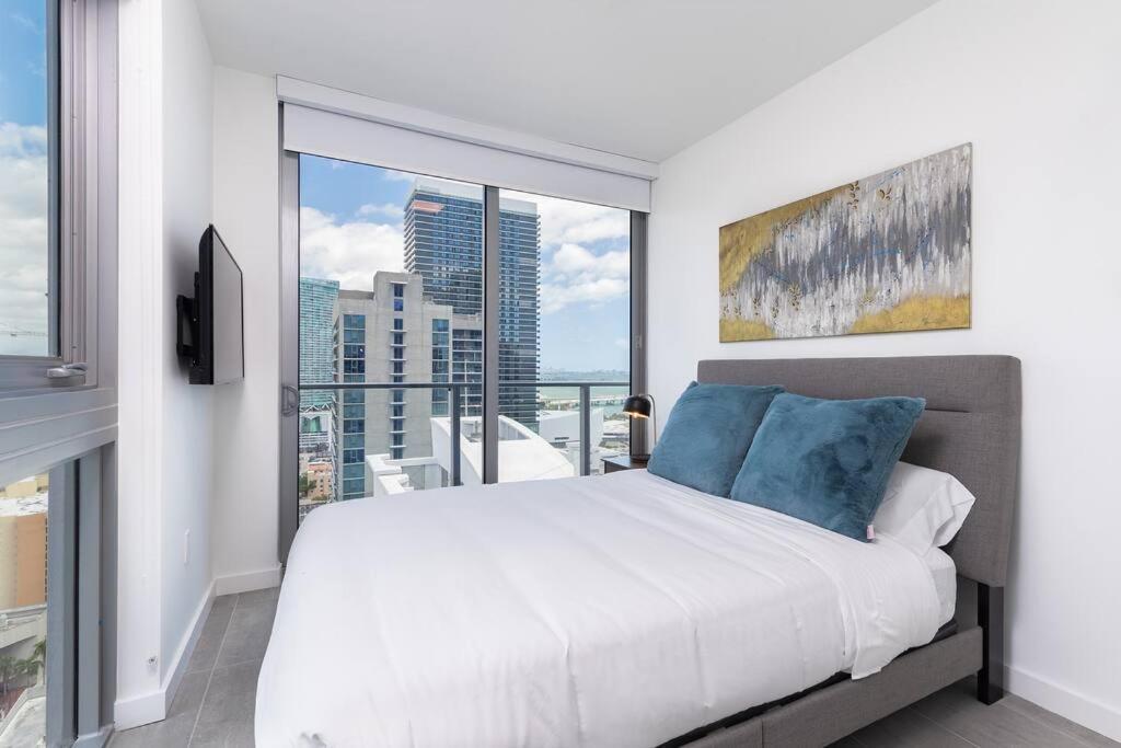 Amazing 2 Bedroom 30Th Floor Downtown Free Parking Μαϊάμι Εξωτερικό φωτογραφία