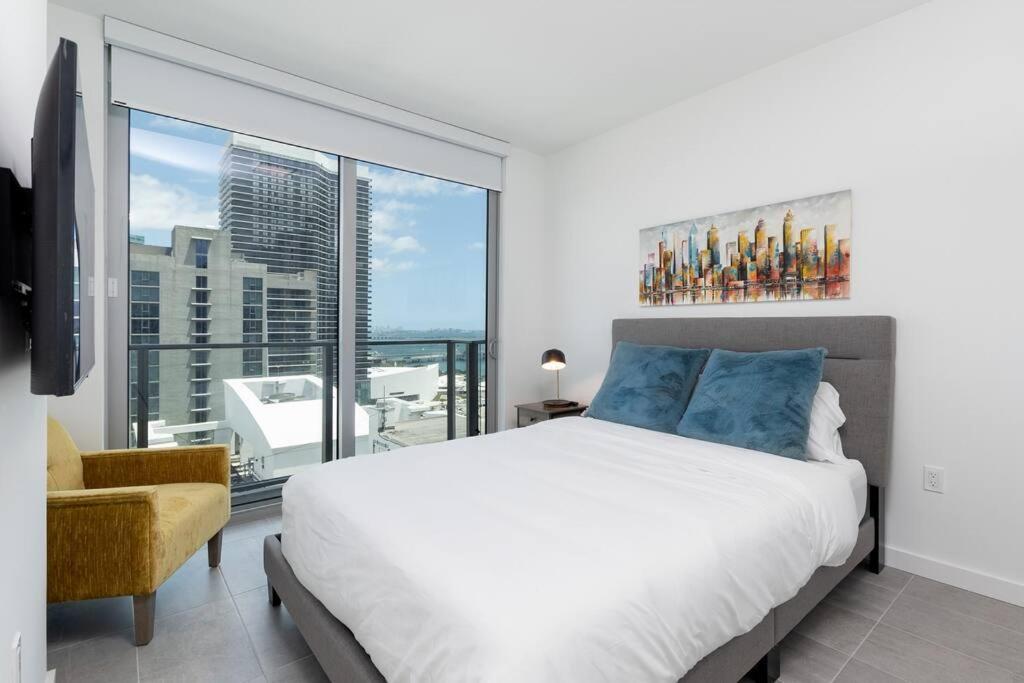 Amazing 2 Bedroom 30Th Floor Downtown Free Parking Μαϊάμι Εξωτερικό φωτογραφία